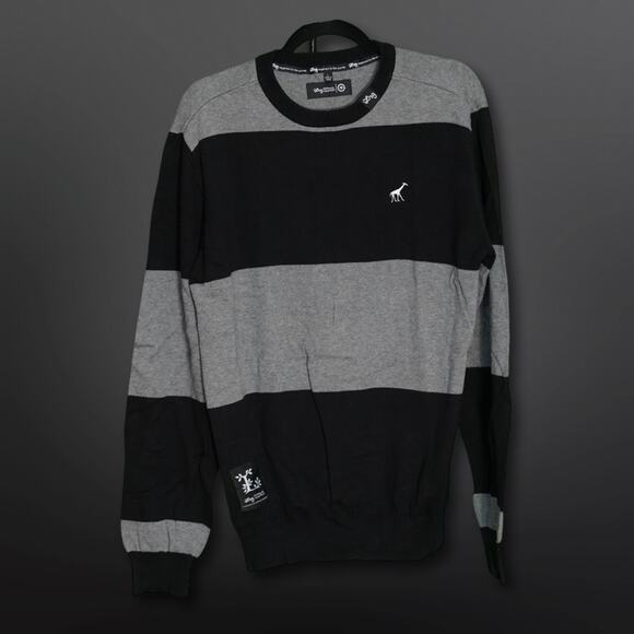 LRG Men's Black/Gray Crewneck Sweater - Size Large - Picture 3 of 6